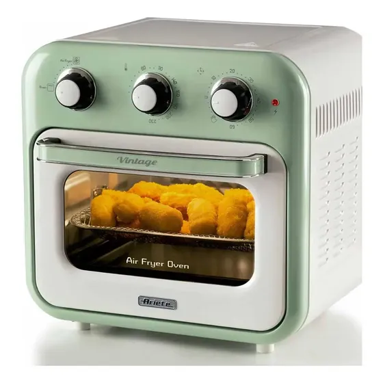 Fritadeira Airfryer Oven Ariete Vintage Verde 16l 1200w 220v