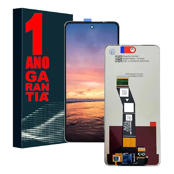 Tela Frontal Para Moto G04s Display + Lcd Com Alta Definição