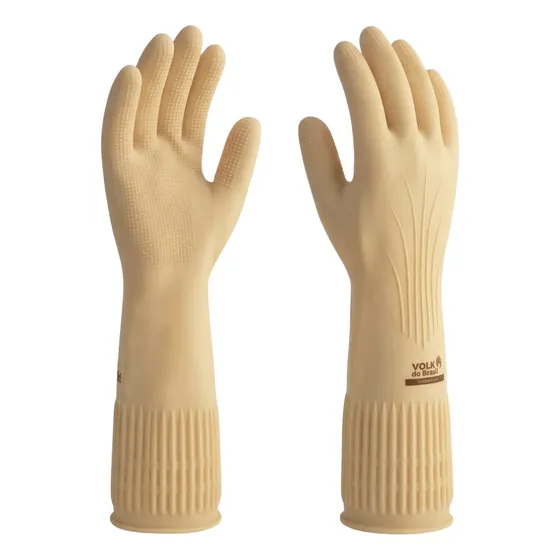 Luva Látex Limpeza Cozinha Serviço Antiderrapante Resistente