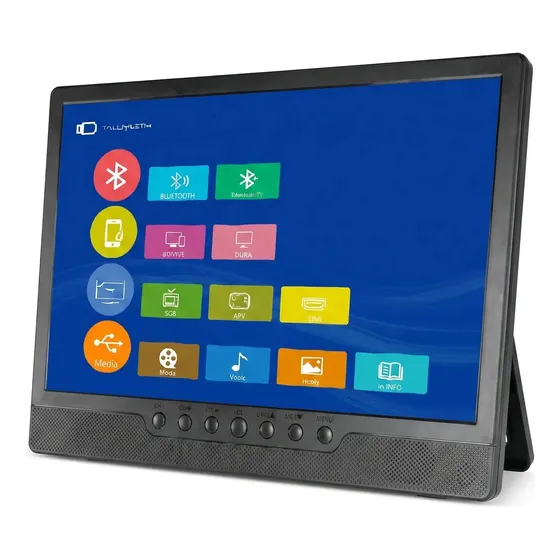 Monitor Tv Portatil 14 Digital Usb Bluetooth Hd In Bivolt