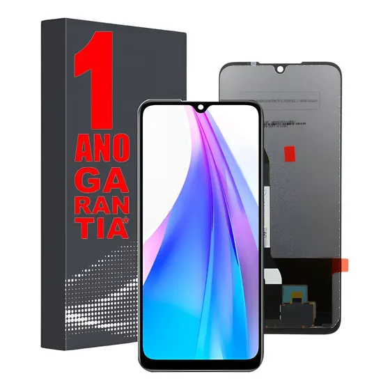 Tela Frontal Oled Para Xiaomi Redmi Note 8t + 1 Ano Garantia
