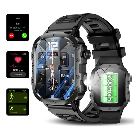 Smartwatch Sport Bluetooth 200mah Fitness Outdoor