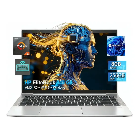 Notebook Hp Elitebook 845g8 Ryzen 5 5650 8gb Ram 256gb Ssd (Recondicionado)