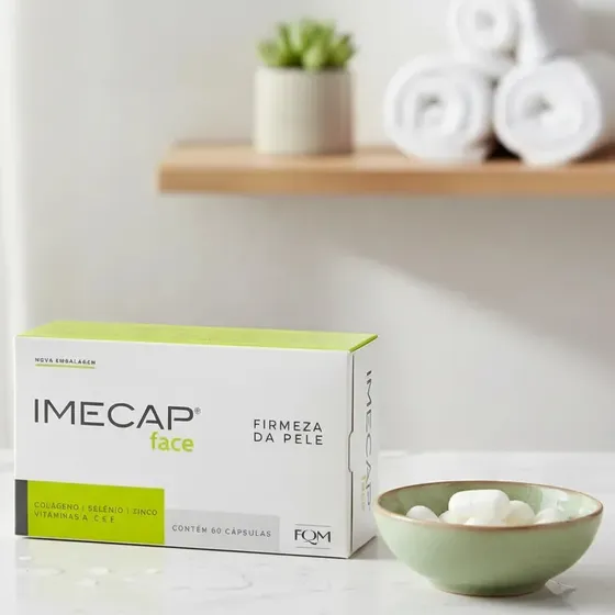 Suplemento rejuvenescedor Imecap FQM caixa con 60 cápsulas