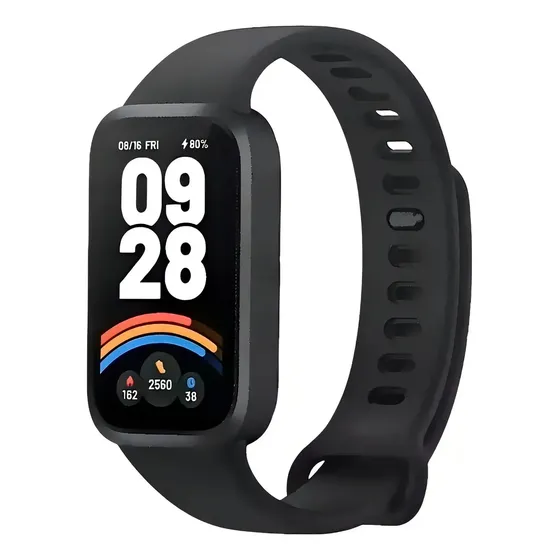 Xiaomi Smart Band Mi Band 9 Active Relógio Preto Lisa