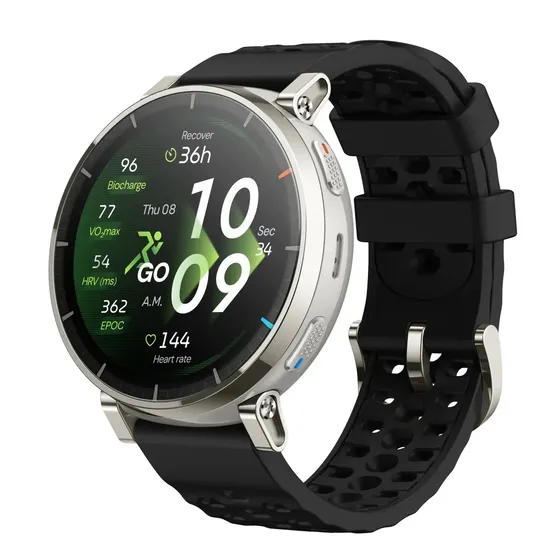 Relógio inteligente Amazfit Active 3 Amoled Preto