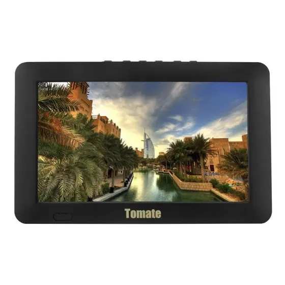 Monitor Tv Portátil Tomate 9 Polegadas Digital Usb 110v/220