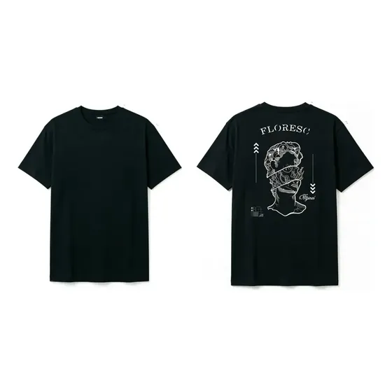 Camiseta Oversized Moda Masculina Estilo Casual Quotidiana