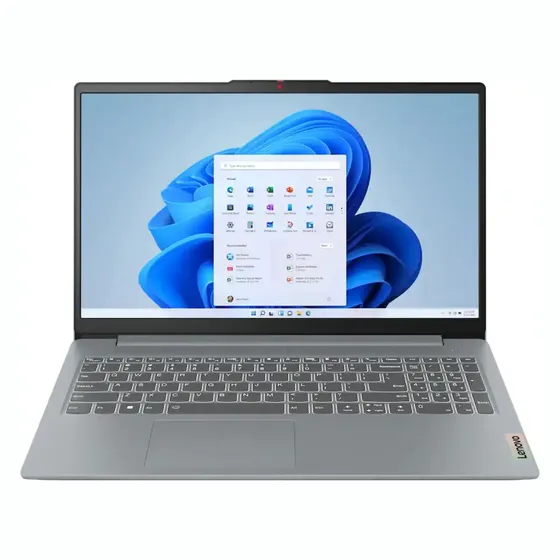 Notebook Lenovo Ideapad Slim 3i 15.6 FHD 128 gb/8 GB de RAM Intel Core i3-N355 - cinza
