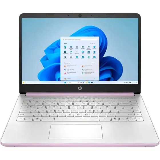 Notebook HP 14" HD 128 GB 4 GB de RAM Intel N150 W11 Lavender