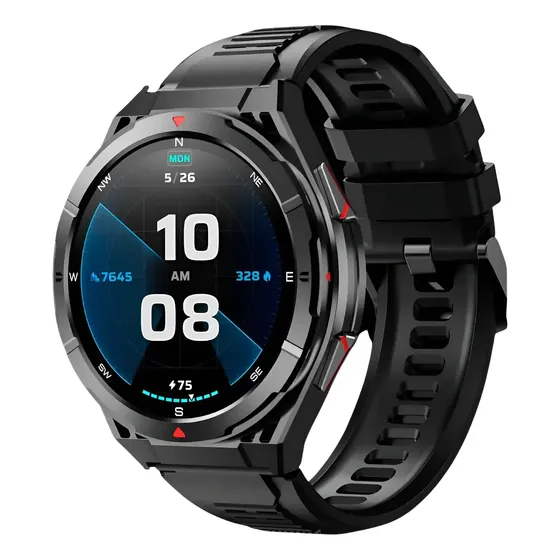Smartwatch Carbon Atlas X2 Esportivo com GPS para Strava, Monitor Cardíaco e Chamadas Bluetooth
