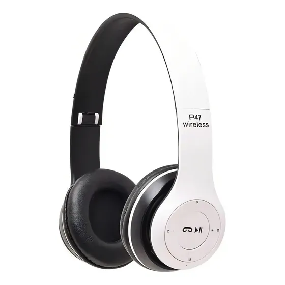 Fone De Ouvido Bluetooth P47 Wireless 5.0 Headphone Micro Sd