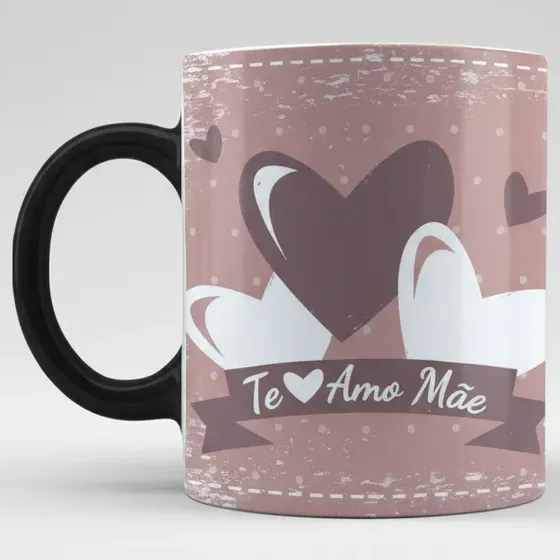 Caneca Mágica Presente Mãe Dia Das Mães Aniversário Te Amo