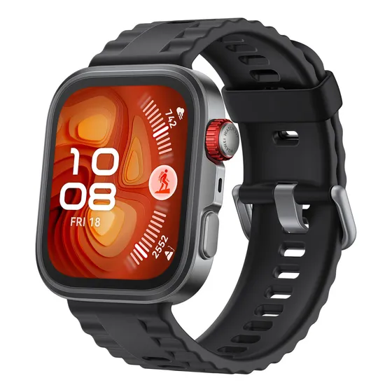 Smartwatch HUAWEI WATCH FIT4 Pro Esportes ao Ar Livre de Nível Profissional Mapa de Campos de Golfe Bateria com Autonomia de até 10 Dias Compatível com iOS e Android Preto