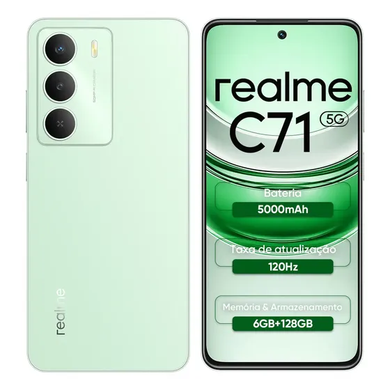Celular Realme C71 5g Smartphone 6gb 128gb Dual Sim