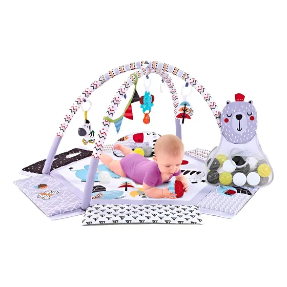 Tapete Interativo Bebe Bolinhas E Mobile Movie Maxi Baby