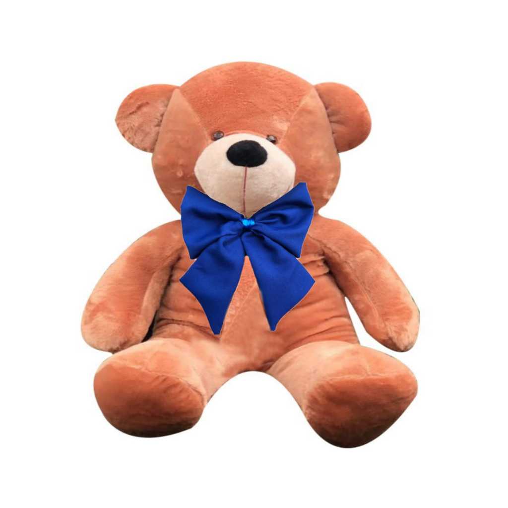Urso Gigante Pelúcia Grande Teddy 90 cm com Laço Delicado Personalizado