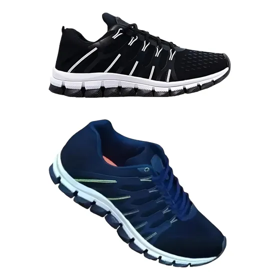 Tenis Masculino Olimp Kit 02 Pares Academia Promoção Oferta