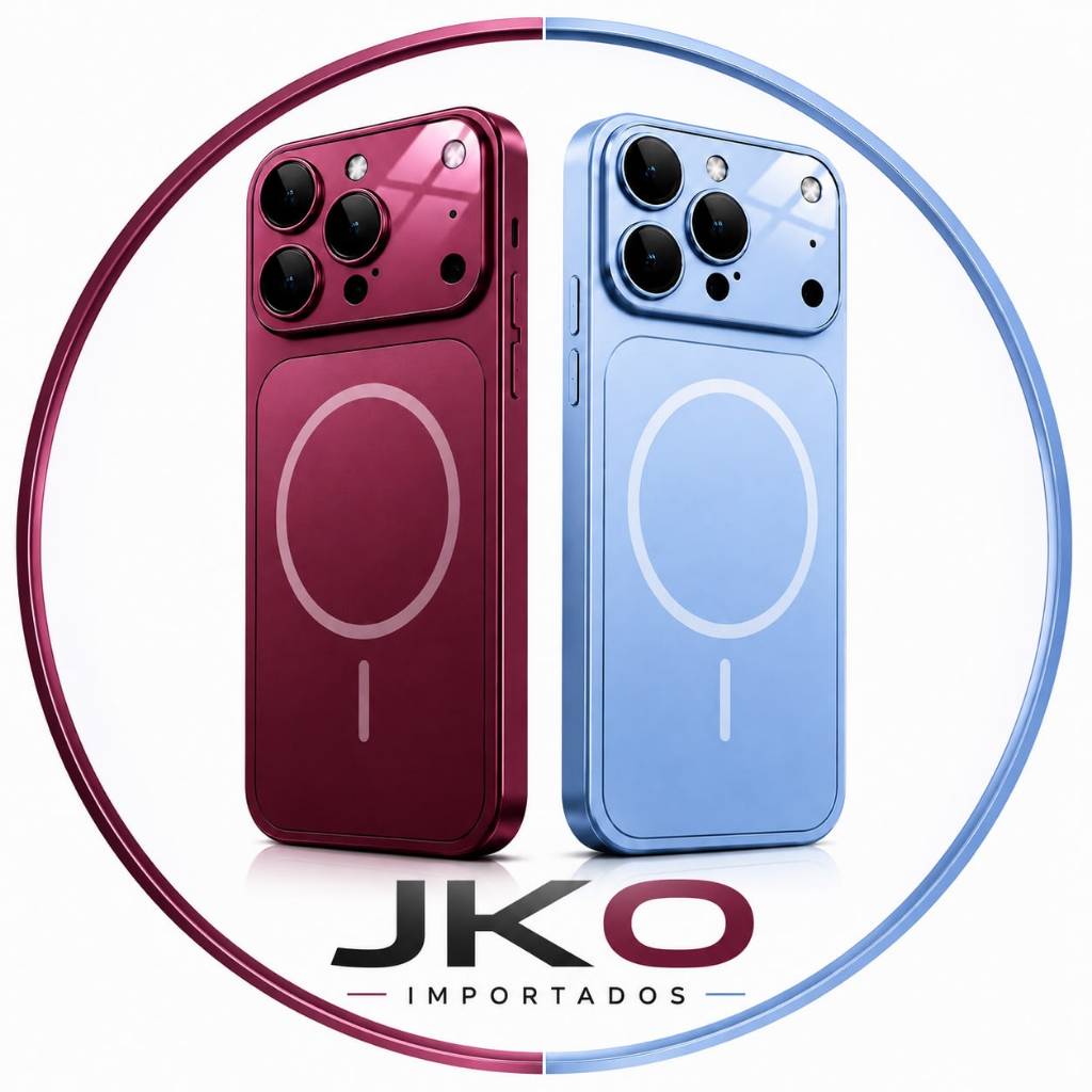 Capa roxa 18 Pro max Transforma iPhone 11 12 13 14 15 16 17 Pro Max em 18 Pro Max MagSafe Azul Sierra Cereja