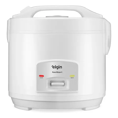 Panela De Arroz Elétrica Puro Rizzo 10x Elgin 2l 700w 110v Branco 220v 60hz