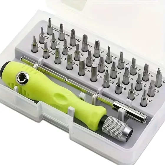 Kit Chave De Fenda De Precisão Com 32 Bits Magnéticos