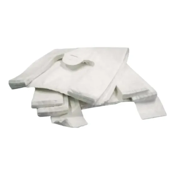 Sacola Plástica Virgem Branca 30x40 Com 1000 Unidades, Gold. Branco