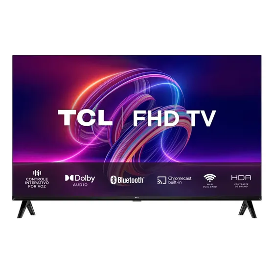 Smart TV TCL 32 Polegadas LED Full HD S5400AF Android TV WiFi Bluetooth 32S5400AF