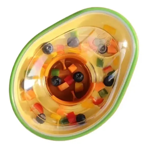 Comedouro Lento Pet Abacate Antiderrapante Verde