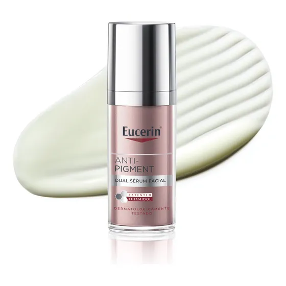 EUCERIN Dual Sérum Facial Antimanchas e Anti-idade 30ml, Anti-Pigment, Clareador, Thiamidol, Ácido Hialurônico
