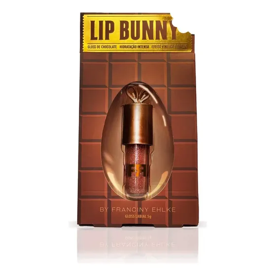 Gloss Labial Franciny Ehlke Chocolate Lip Bunny Hidratação