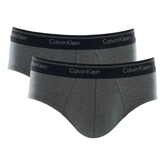 Kit Com 2 Cuecas Slip Cotton Algodão Calvin Klein Original
