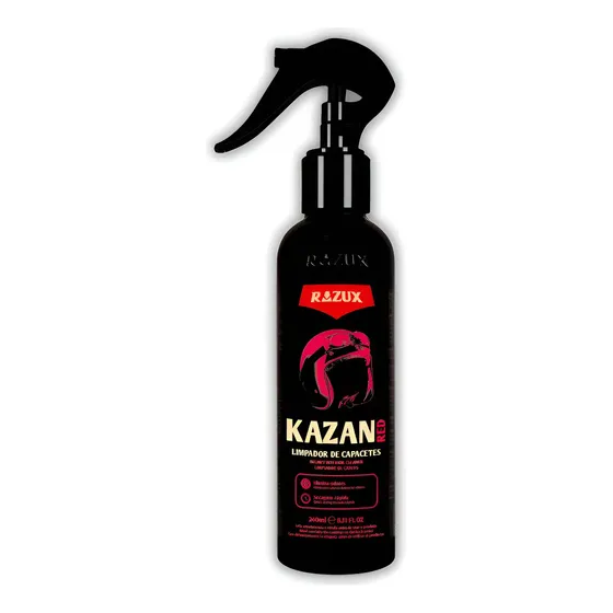 Limpa Capacete Desodorizador Elimina Odores Kazan Red Razux