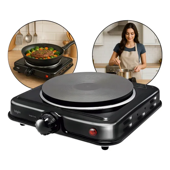 Fogão Portátil Single Cook 1 Boca Elgin