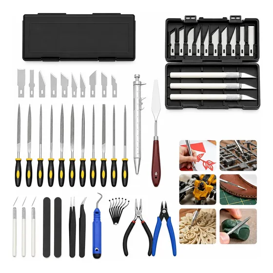 Kit 42 Ferramentas Para Impressora 3d Reparo E Acabamento