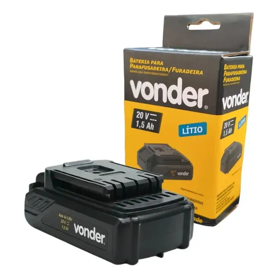 Bateria 20v 1,5ah Para Parafusadeira / Furadeira Pfv238 / 238i Vonder