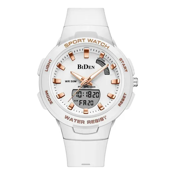 Relógio Feminino Quartzo Luxo Pulseira Silicone Moda