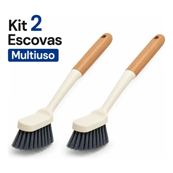 Escova Limpeza Multiuso Cozinha Lavanderia Nylon Cantos Box