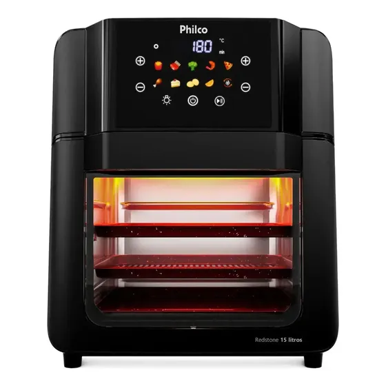 Air Fryer Oven Philco PAF15C 15L 220V Preta