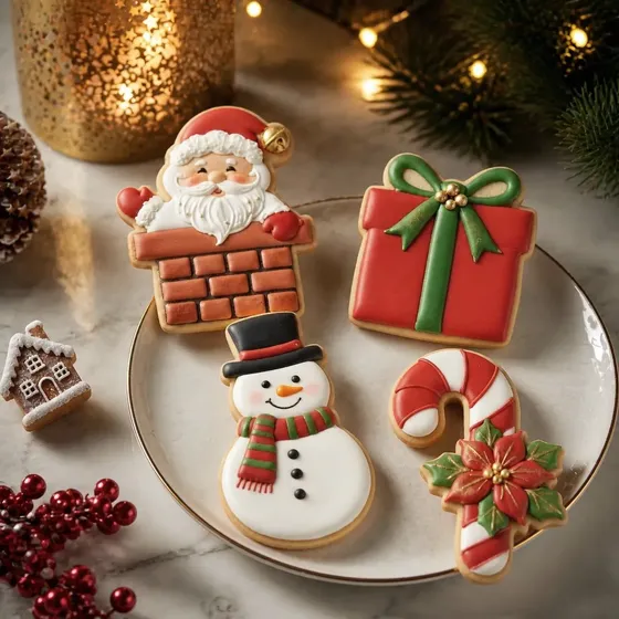 Kit Cortador Biscoito Bolacha Natal Papai Noel Biscuit
